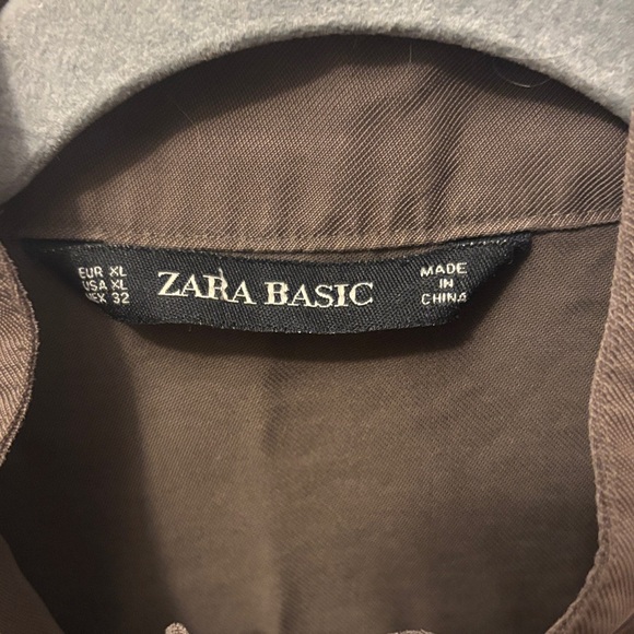 Zara Basic Army Green Jacket - Picture 2 of 3